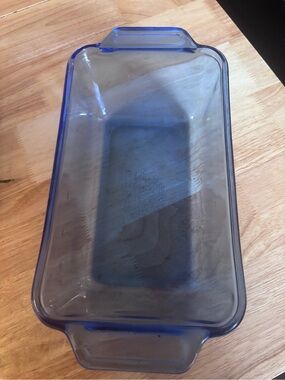 Blue Anchor Hocking Vintage Loaf Pan